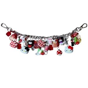 2K Kawaii Bag Accessory – Sanrio, Mushrooms, Handmade Charm